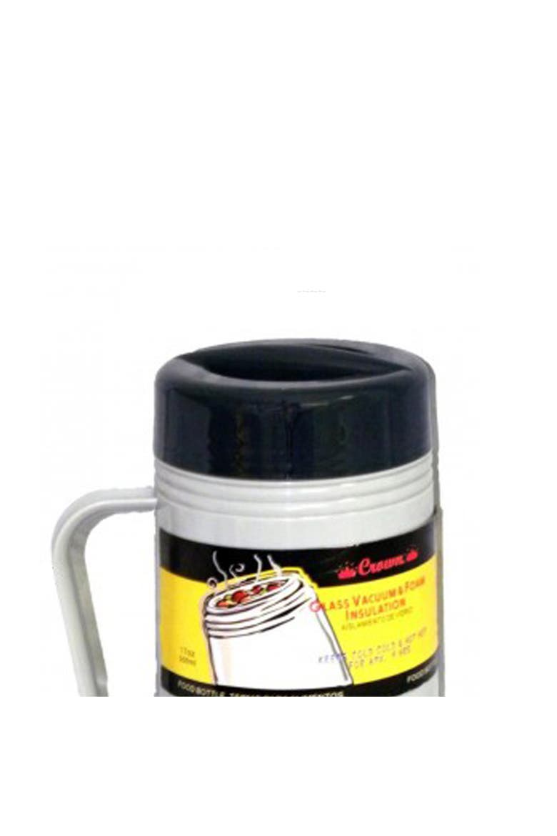 0.5L Fiber Glass Vacuum/Foam Insulated Food Thermos, Alternate, color, Silver