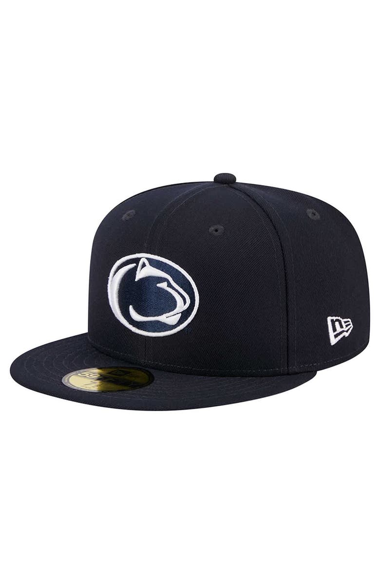 New Era Men's New Era Navy Penn State Nittany Lions 59FIFTY Fitted Hat, Main, color, Navy