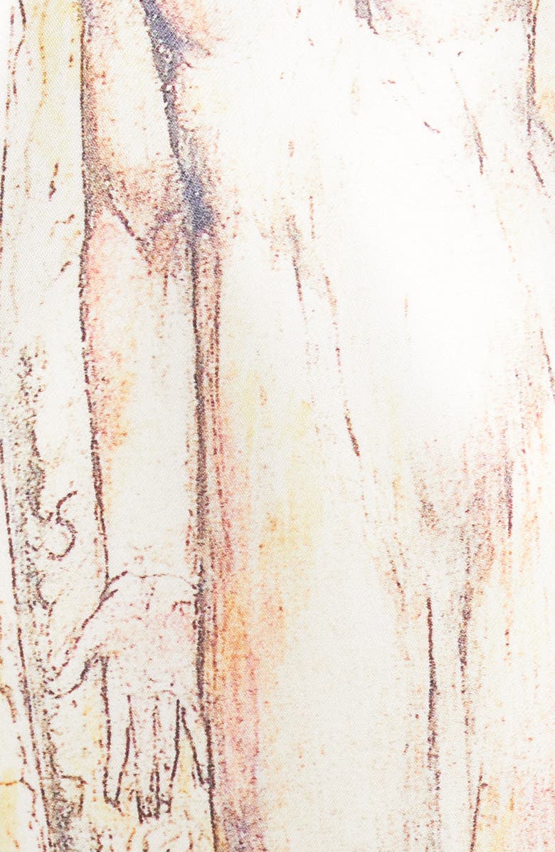 McQueen Alexander McQueen William Blake Dante Print Wool & Silk Sport Coat, Alternate, color,