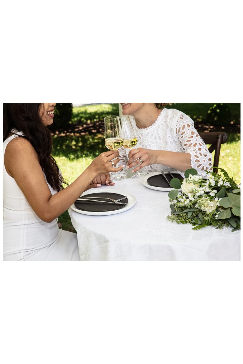 Journey Set of 4 Champagne Flutes, Alternate, color, CLEAR