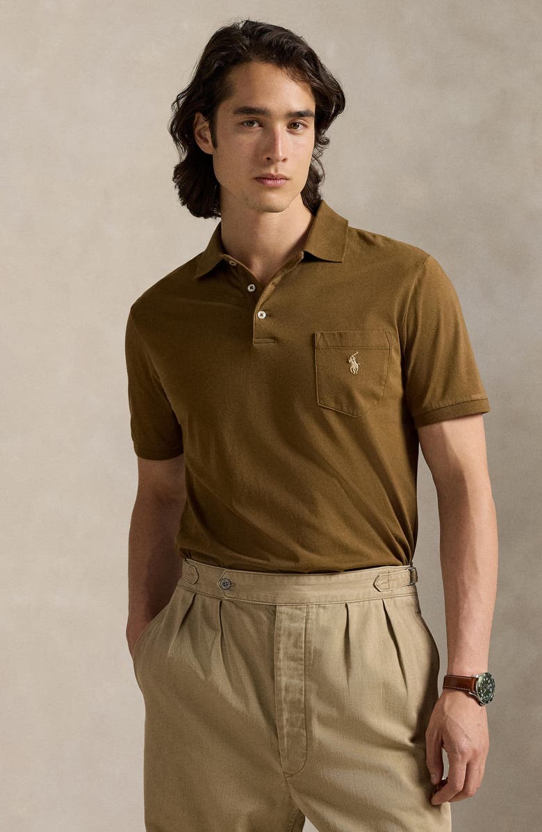 Polo Ralph Lauren Classic Fit Cotton Pocket Polo, Alternate, color,