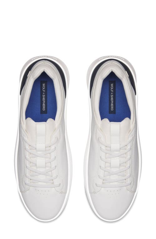 Wolf & Shepherd Gender Inclusive Cruise Lo Sport Sneaker In White