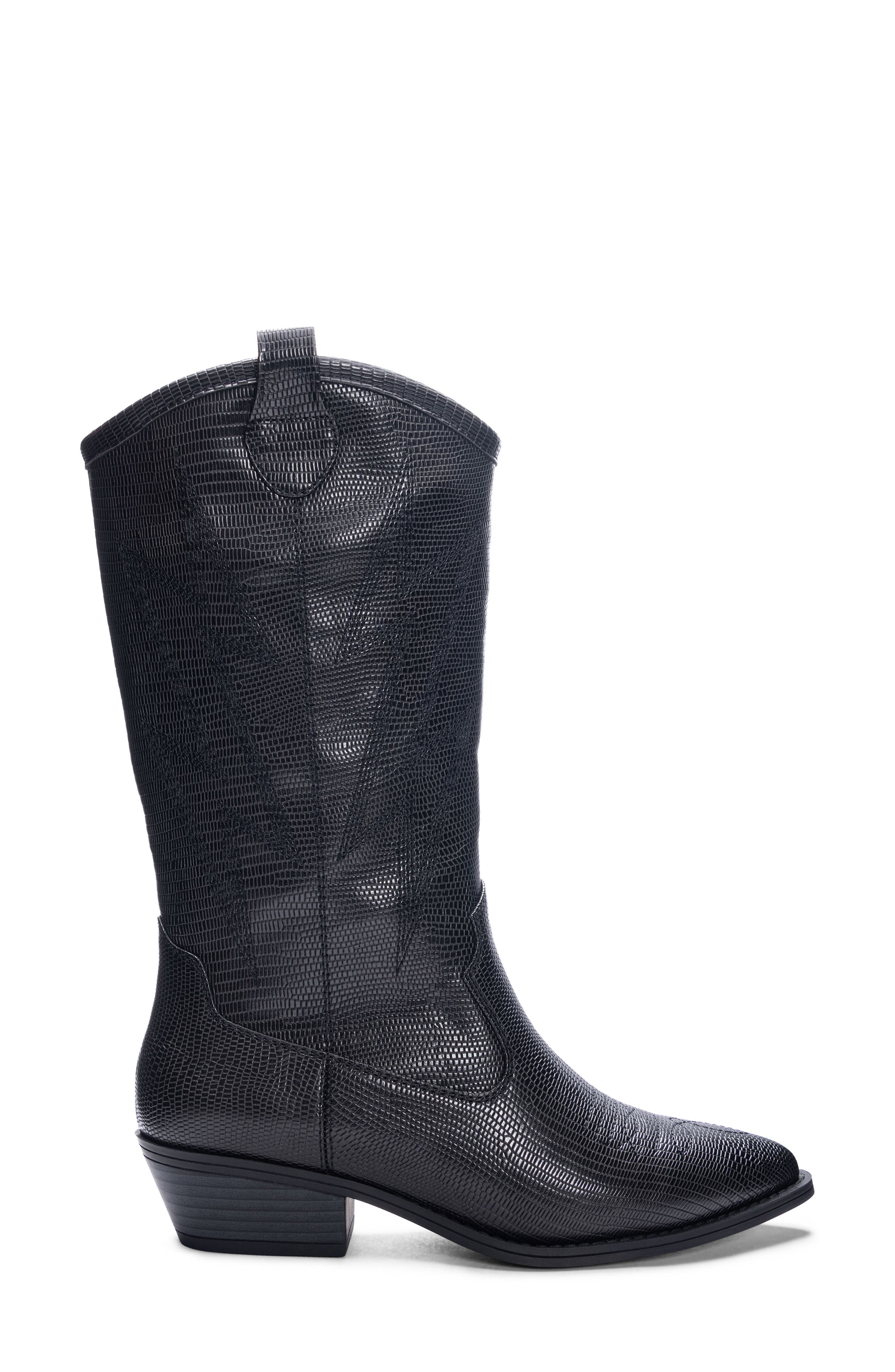 Dirty Laundry Josea Cowboy Boot, Alternate, color, Black