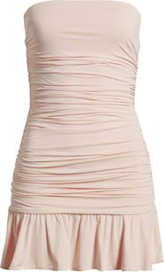 BP. Strapless Ruffle Minidress