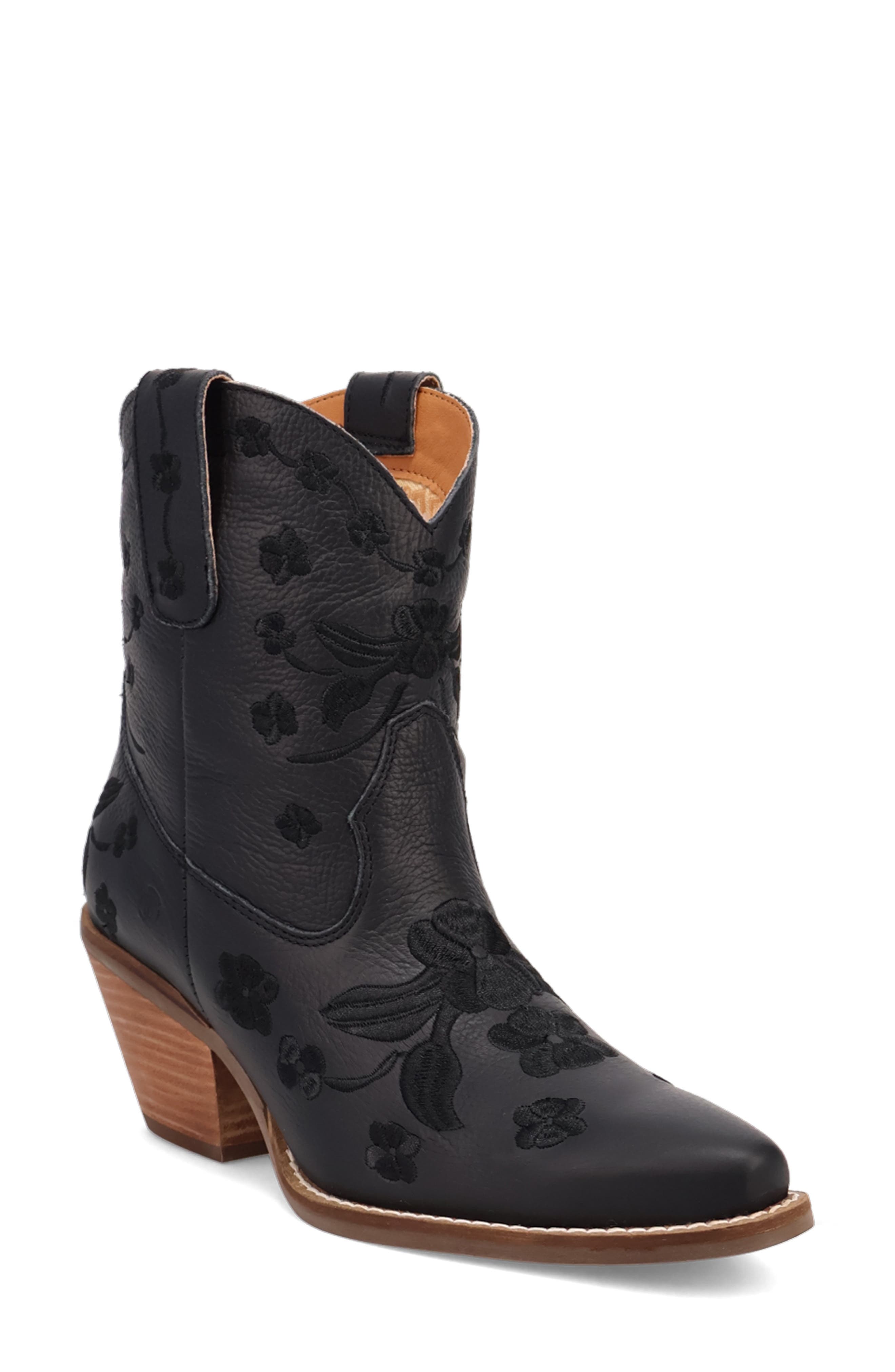 Dingo Sweetheart Western Boot, Main, color, Black