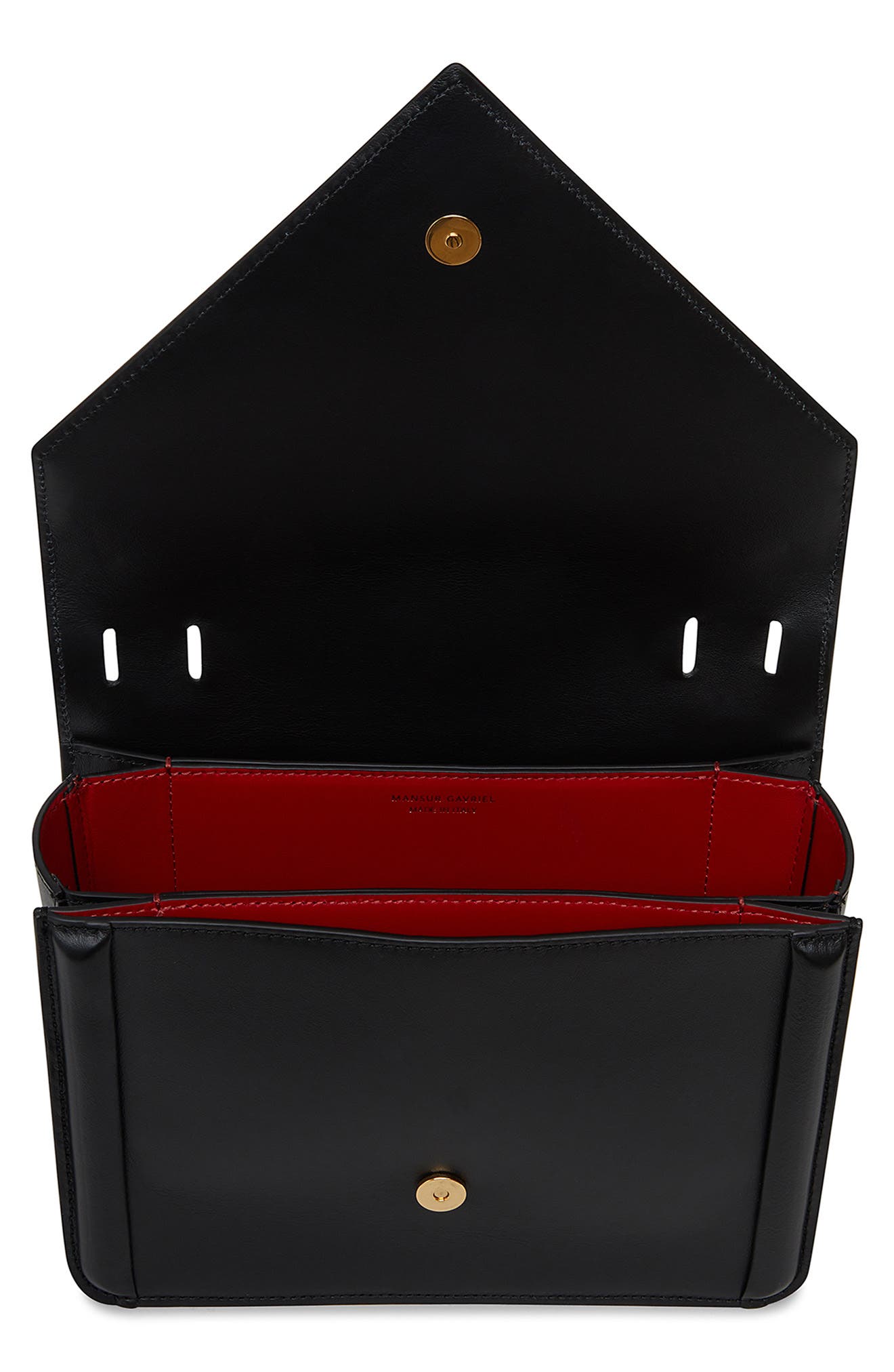 Mansur Gavriel M Frame Leather Shoulder Bag, Alternate, color, 