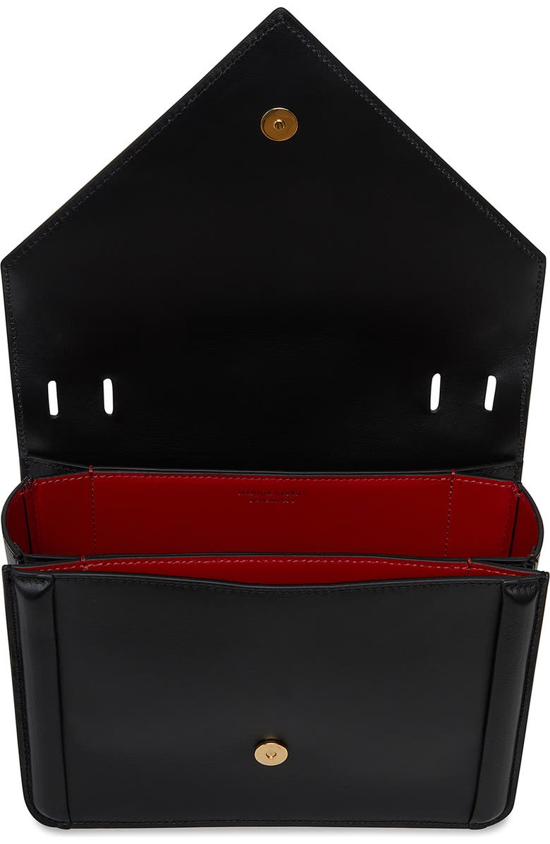 Mansur Gavriel M Frame Leather Shoulder Bag, Alternate, color,