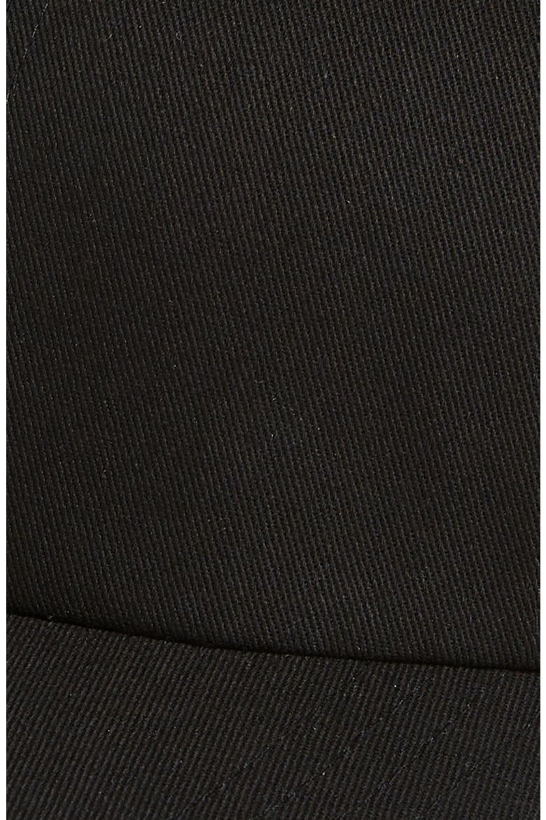 Satin Lined Baseball Cap, Alternate, color, BLACK