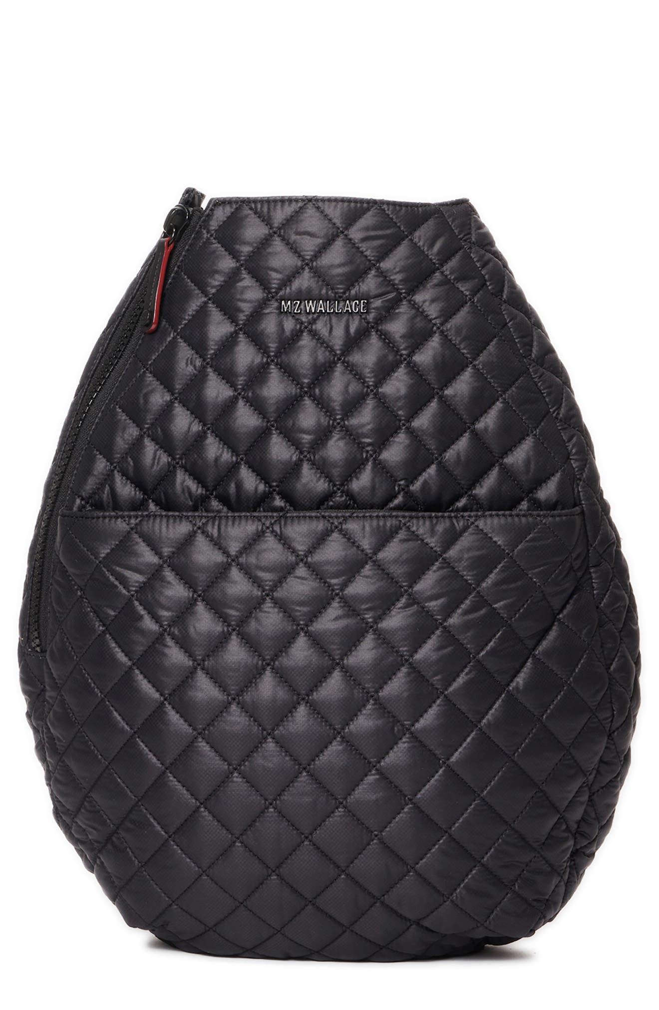 MZ Wallace Metro Diamond Quilted Racquet Sling Bag, Main, color, 