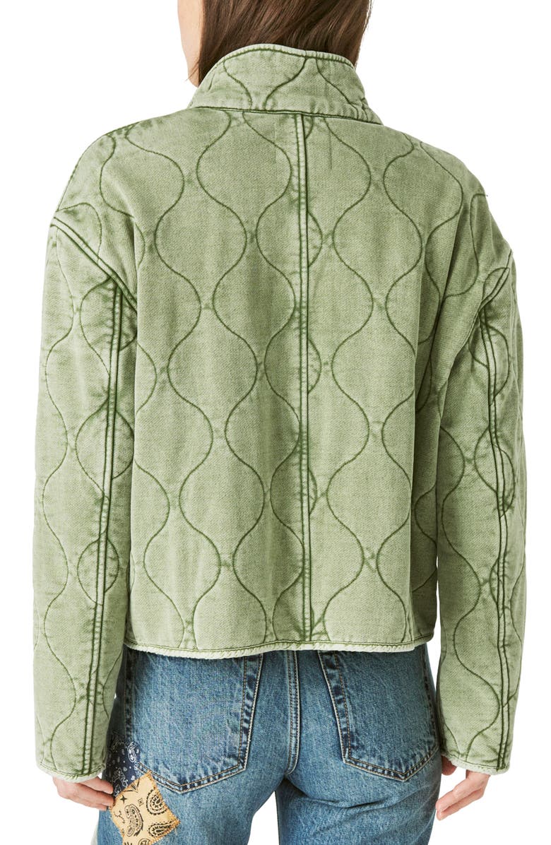 Lucky Brand Washed Cotton Quilted Jacket, Alternate, color, 