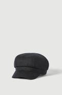 Brunello Cucinelli Mouliné virgin wool twill newsboy cap