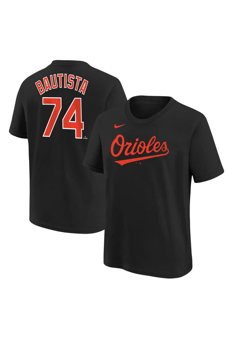 Youth Nike Felix Bautista Black Baltimore Orioles Name & Number T-Shirt, Main, color, Black