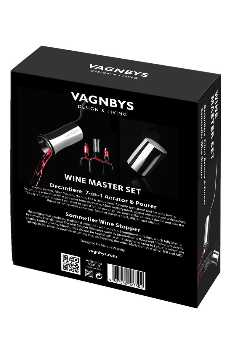 Ethan+Ashe Vagnbys<sup>®</sup> Wine Decantiere & Wine Stopper Set, Alternate, color, 
