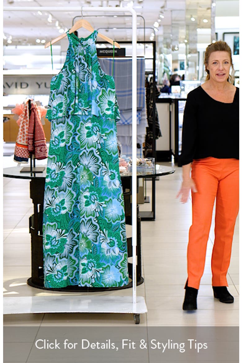 Tanti Floral Moya Halter Maxi Dress video