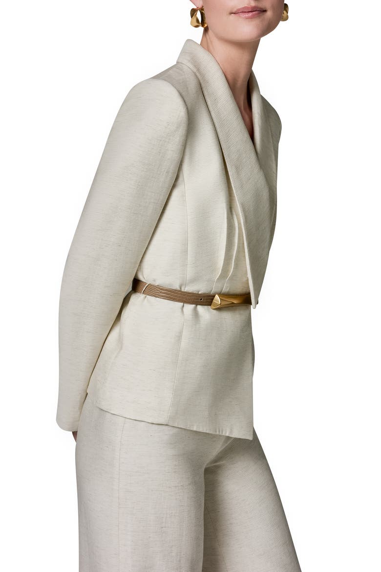 Belted Jacket, Alternate, color, LT SISAL