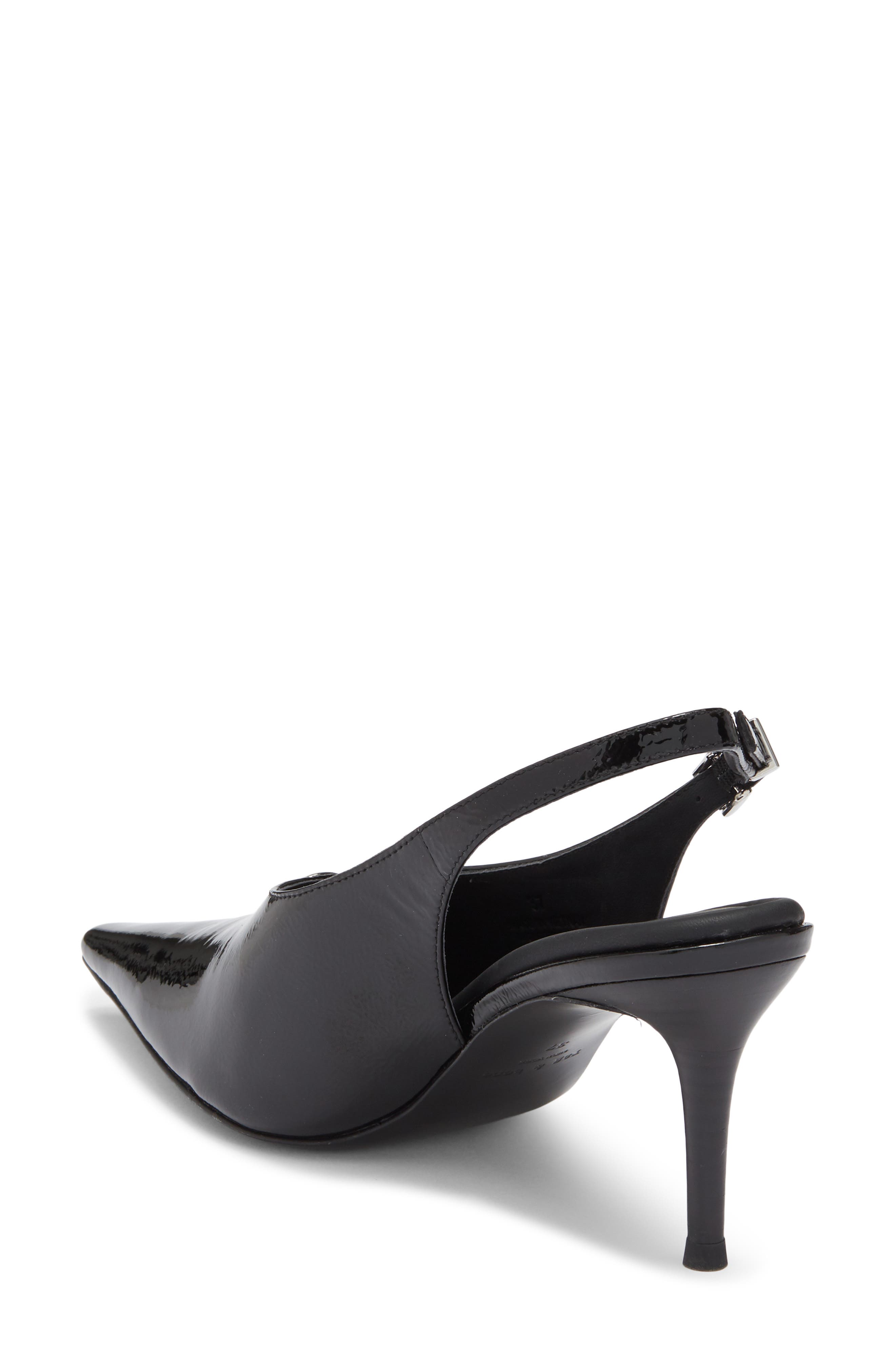rag & bone Mercer Pointed Toe Slingback Pump, Alternate, color, Black
