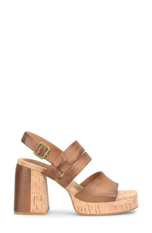 Kork-ease ® Maxi Sandal In Brown Leather