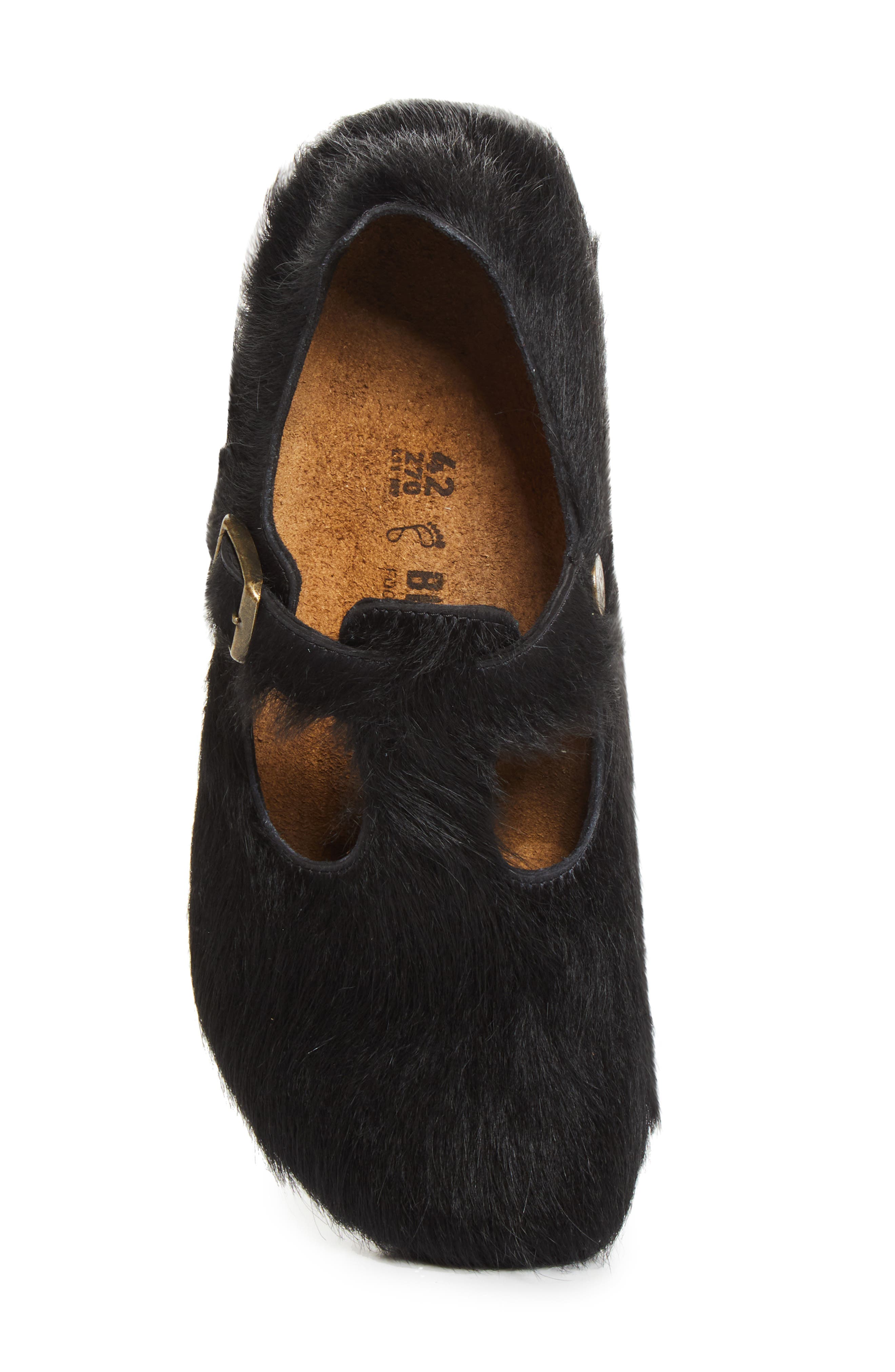1774 BIRKENSTOCK x Song for the Mute Paris the Rebel Genuine Calf Hair Mary Jane Clog, Alternate, color, Black