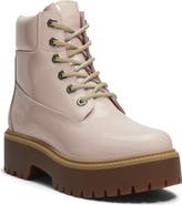 Timberland Stone Street 6-Inch Waterproof Lace-Up Leather Boot