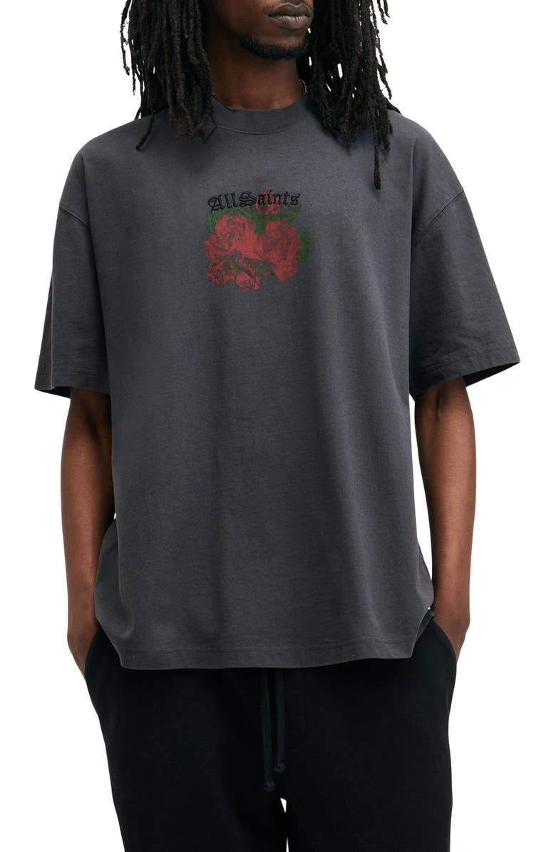 AllSaints Melrose Graphic T-Shirt, Main, color,