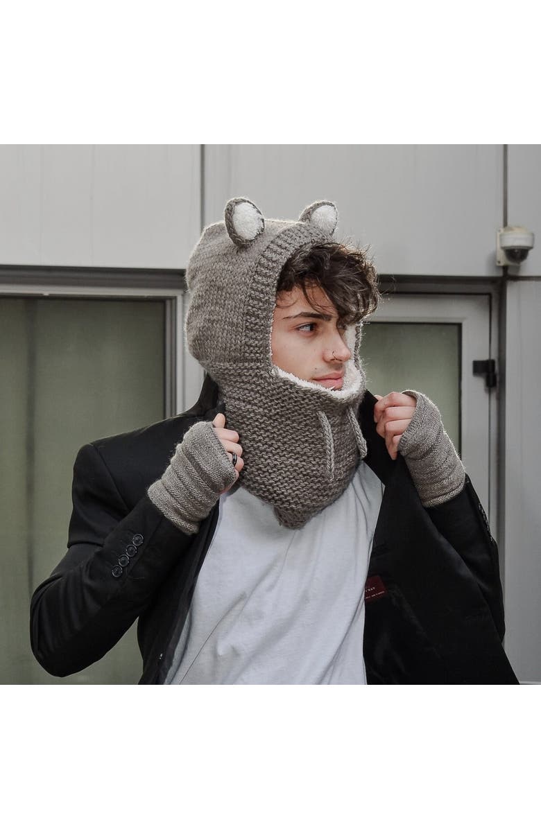 Nirvanna Designs Reverse Step Handwarmers, Alternate, color, Black