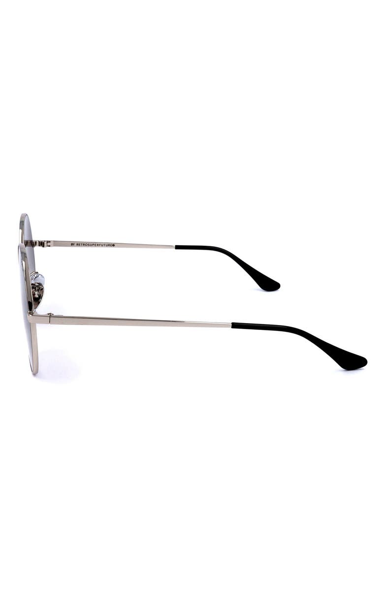 SUPER by RETROSUPERFUTURE<sup>®</sup> 51mm Round Sunglasses, Alternate, color, Silver