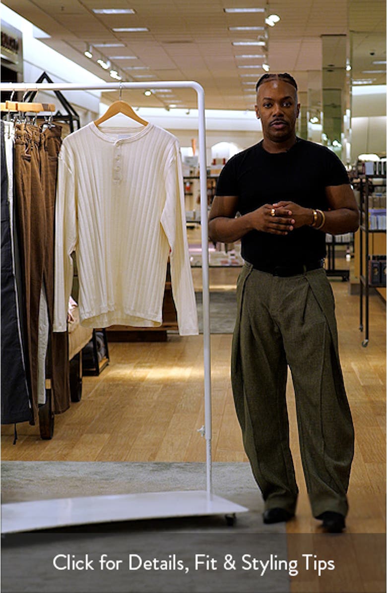 Long Sleeve Rib Henley, sales video thumbnail