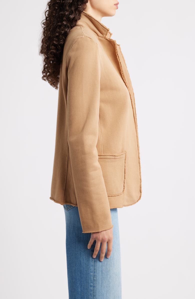 Frank & Eileen Dublin Cotton French Terry Blazer, Alternate, color, Camel
