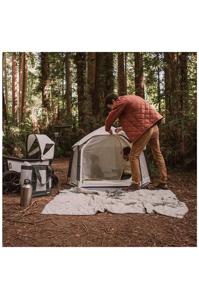 Basecamp XL Mesh Sun Shade, Alternate, color, GRAY/ WHITE