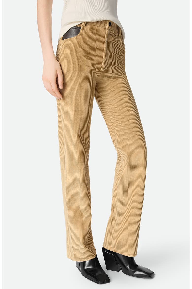 Leather Patch Corduroy Pants, Main, color, 1434 PALE OAK