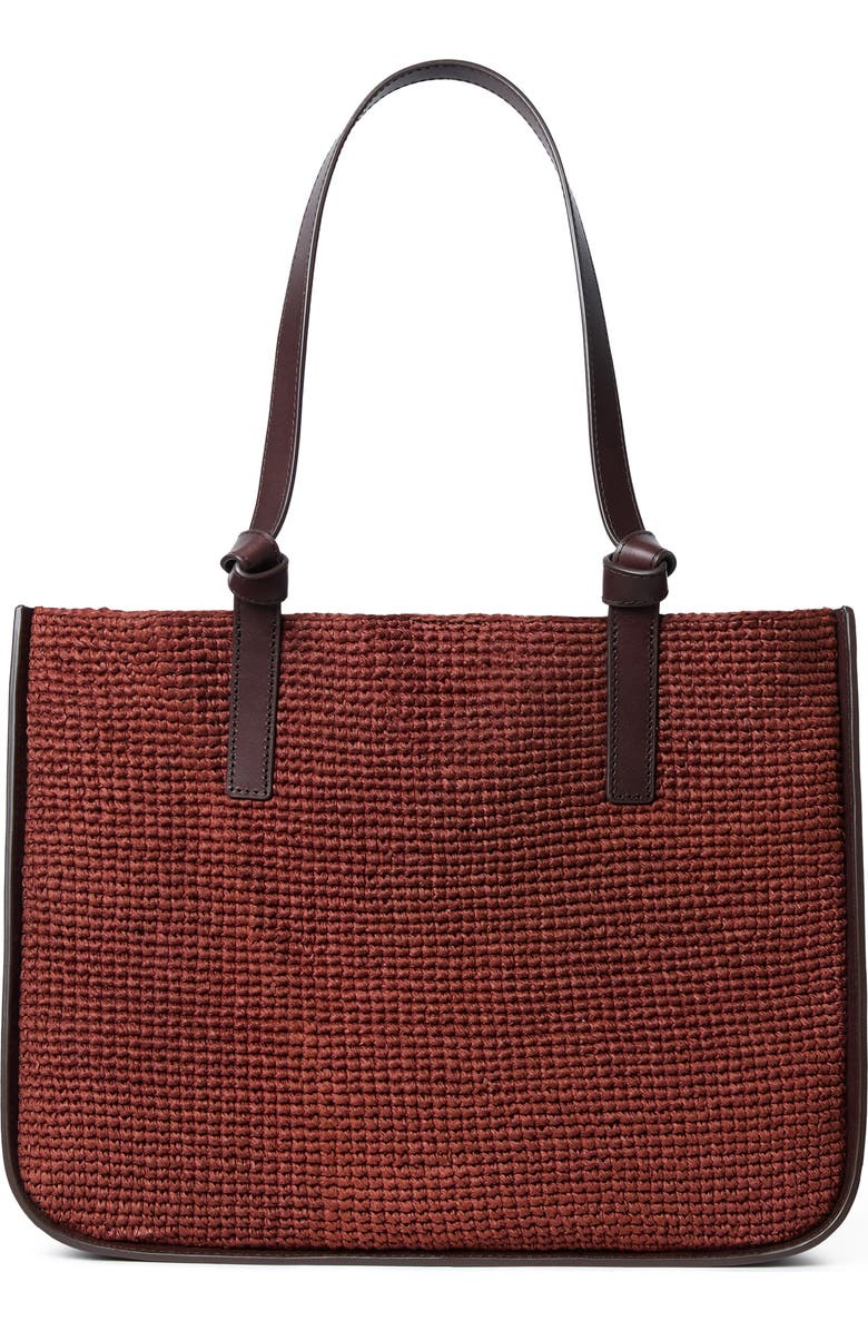 Loeffler Randall Turned Out Tote Bag, Main, color, Espresso/ Chestnut