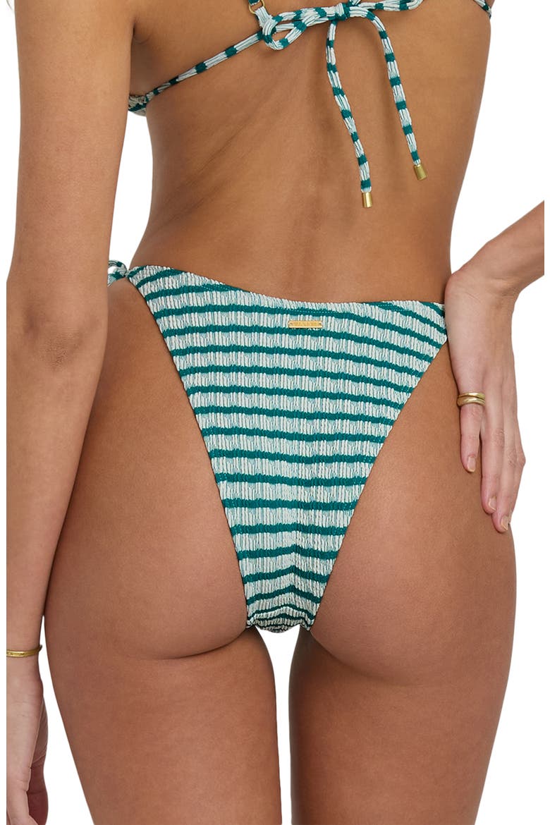 Wavey Daze Hike Side Tie Bikini Bottoms, Alternate, color, DEEP SEA