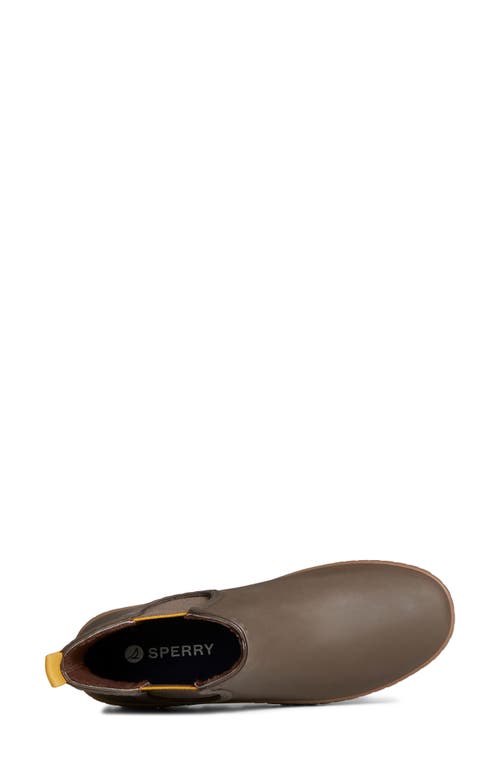 Sperry Torrent Womens Memory Foam Waterproof Chelsea Boots In Brown