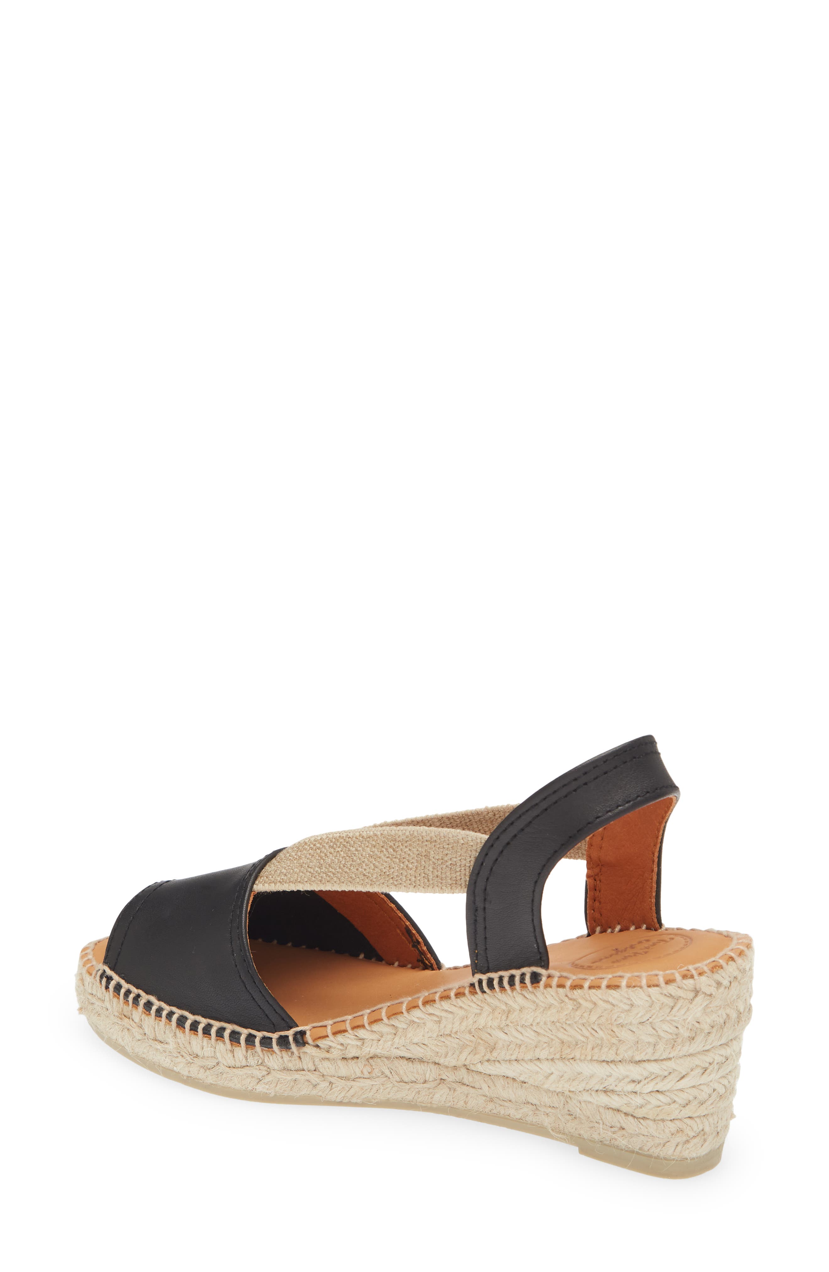 Toni Pons Teide Espadrille Sandal, Alternate, color, Black