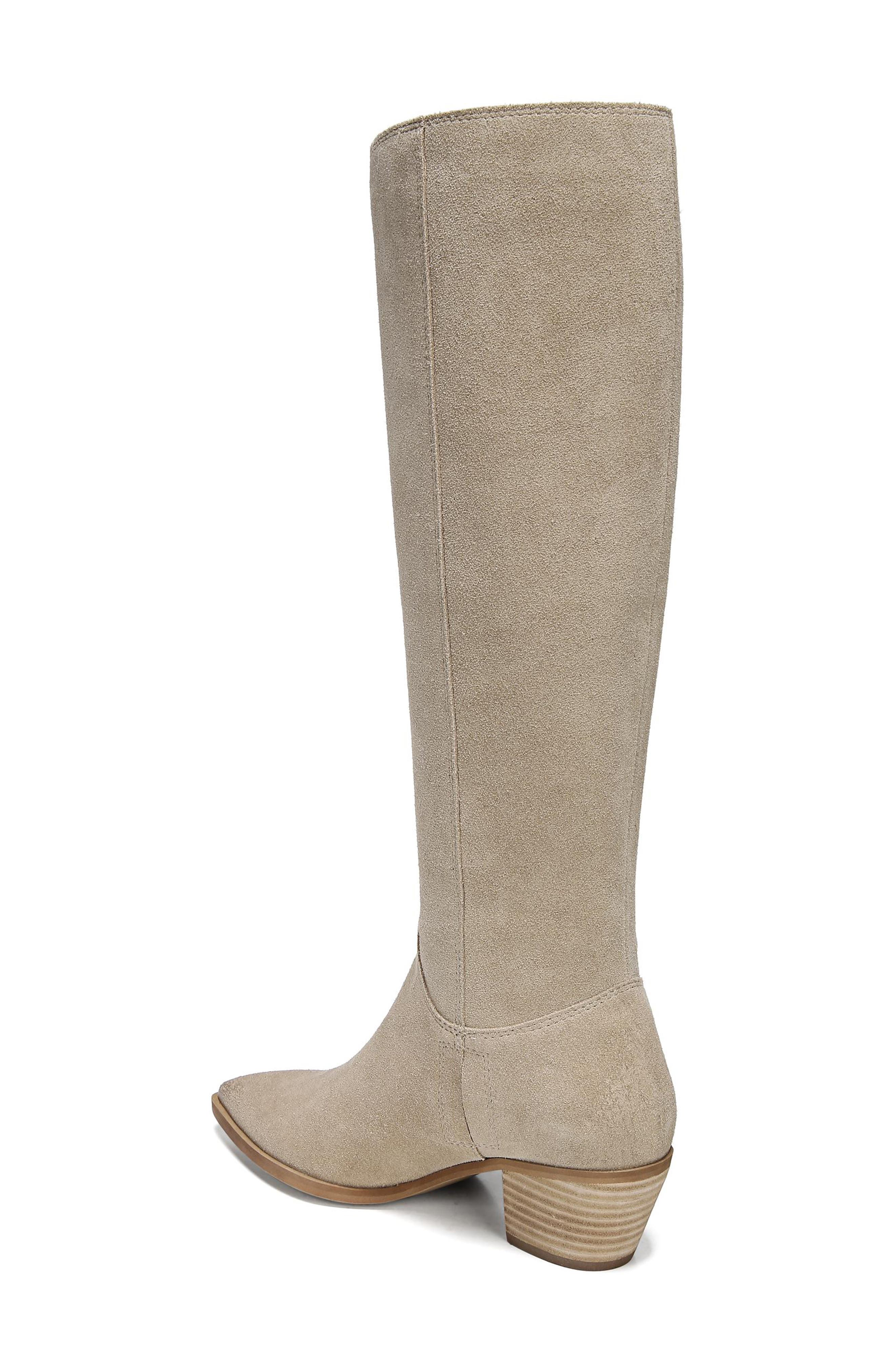 Rowena Knee High Boot, Alternate, color, WARM TAUPE SUEDE