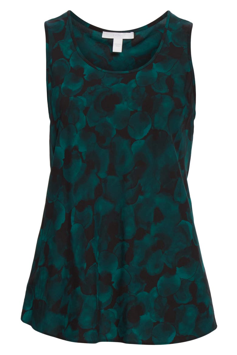 Inolea Tank, Alternate, color, DARK EMERALD FLORAL FANTASY