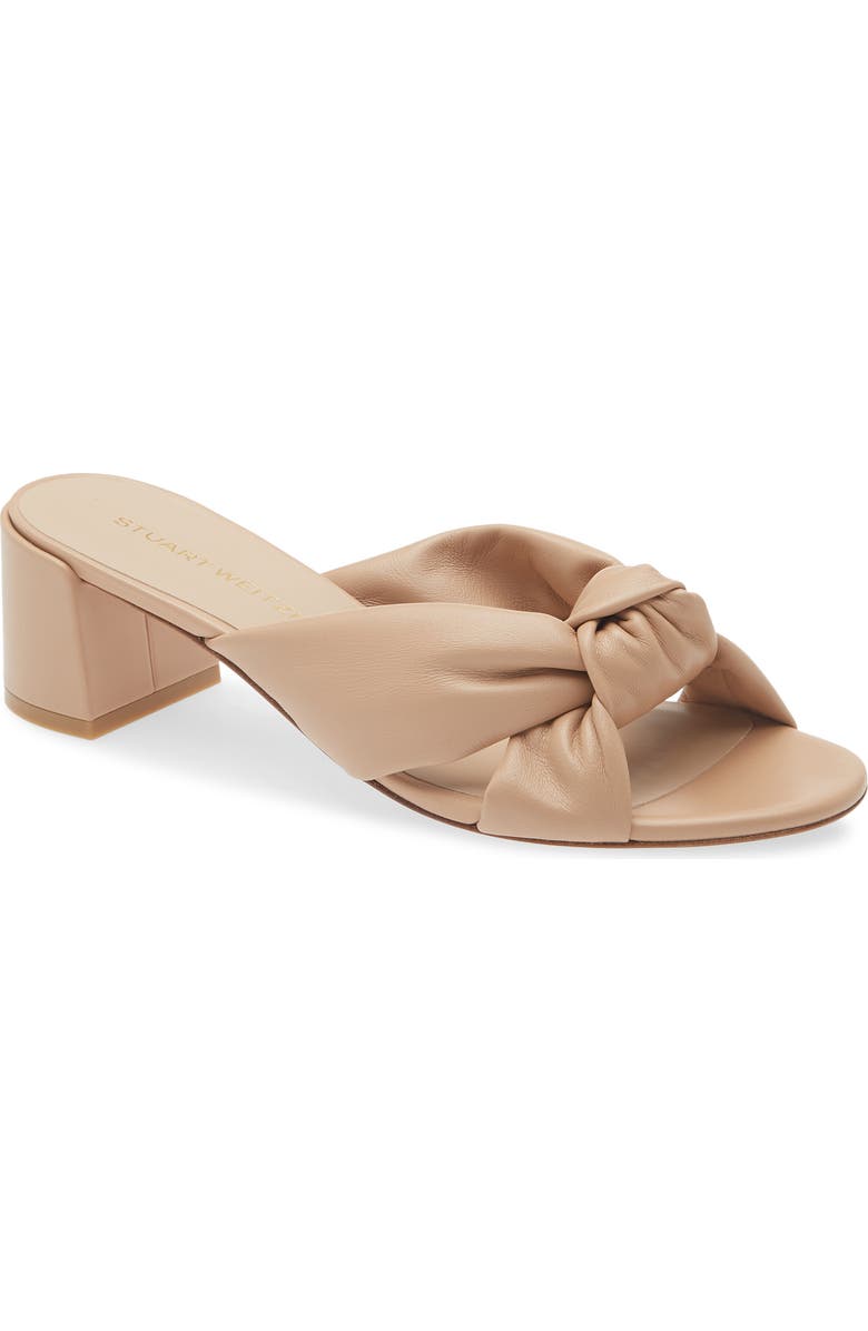 Stuart Weitzman Soplaya Block Slide 50, Main, color, Adobe