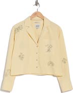 Scotch & Soda Embroidered Cotton Button-Up Shirt