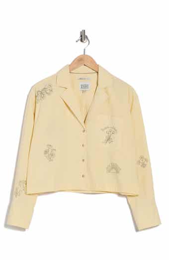 Scotch & Soda Embroidered Cotton Button-Up Shirt