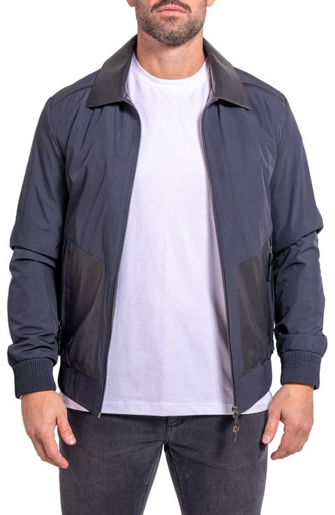 Ascension0016 Leather Trim Jacket