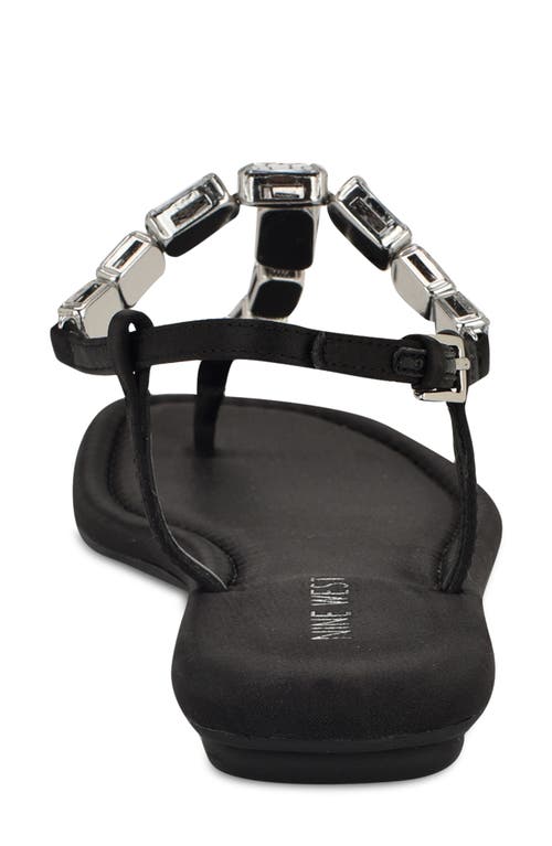 Shop Nine West Dynasti Sandal In Black