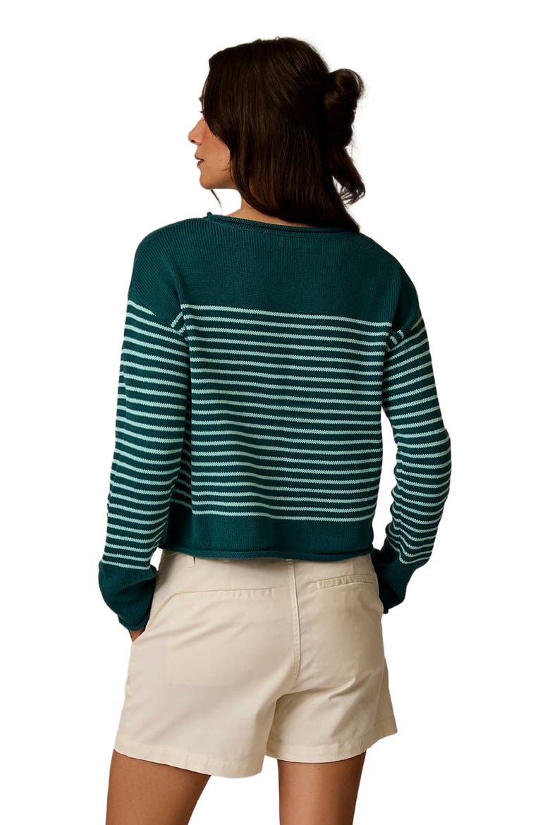 Rue Sweater, Alternate, color, Nightdive Stripe