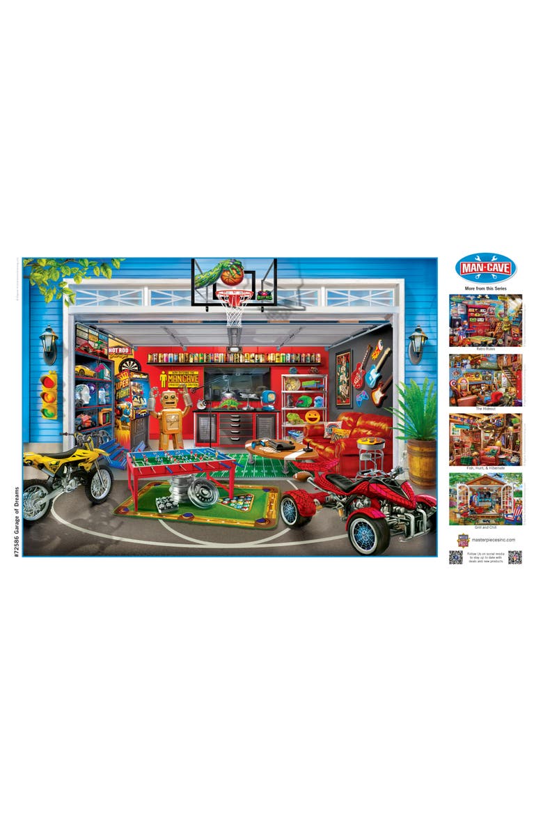 Garage of Dreams 1000 Piece Puzzle, Alternate, color, Multicolor