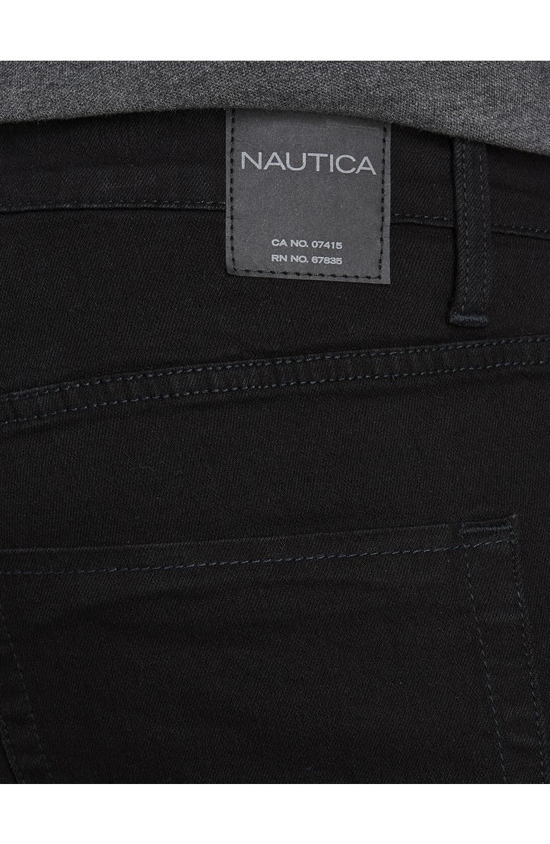 Nautica Big & Tall Stretch Denim Jeans, Alternate, color, Black Denim