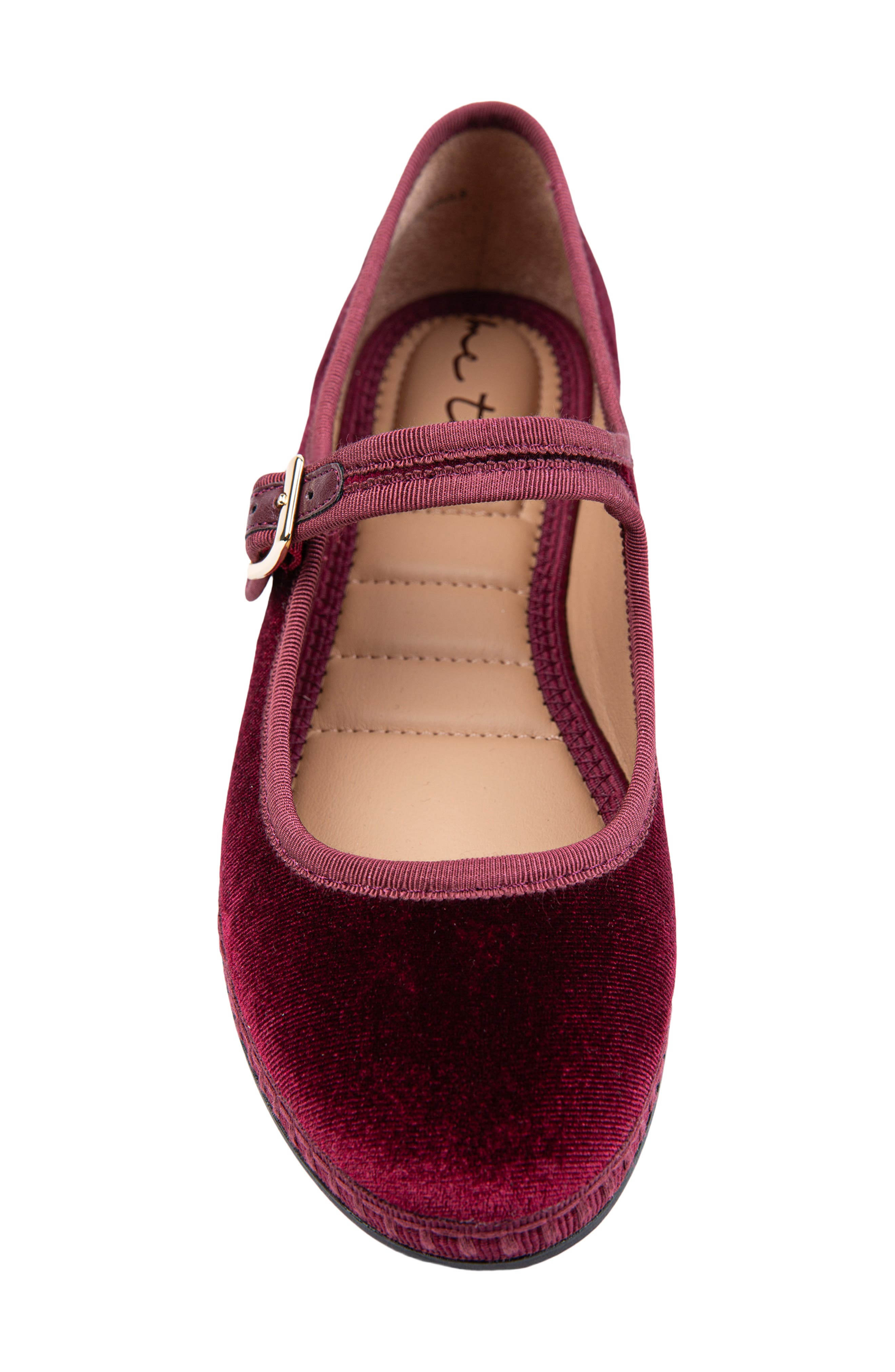 Me Too Gamma Ballet Flat, Alternate, color, Dark Wine