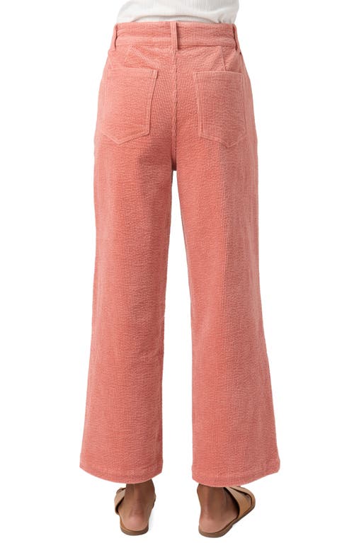 O'neill Langford High Waist Crop Corduroy Pants In Neutral