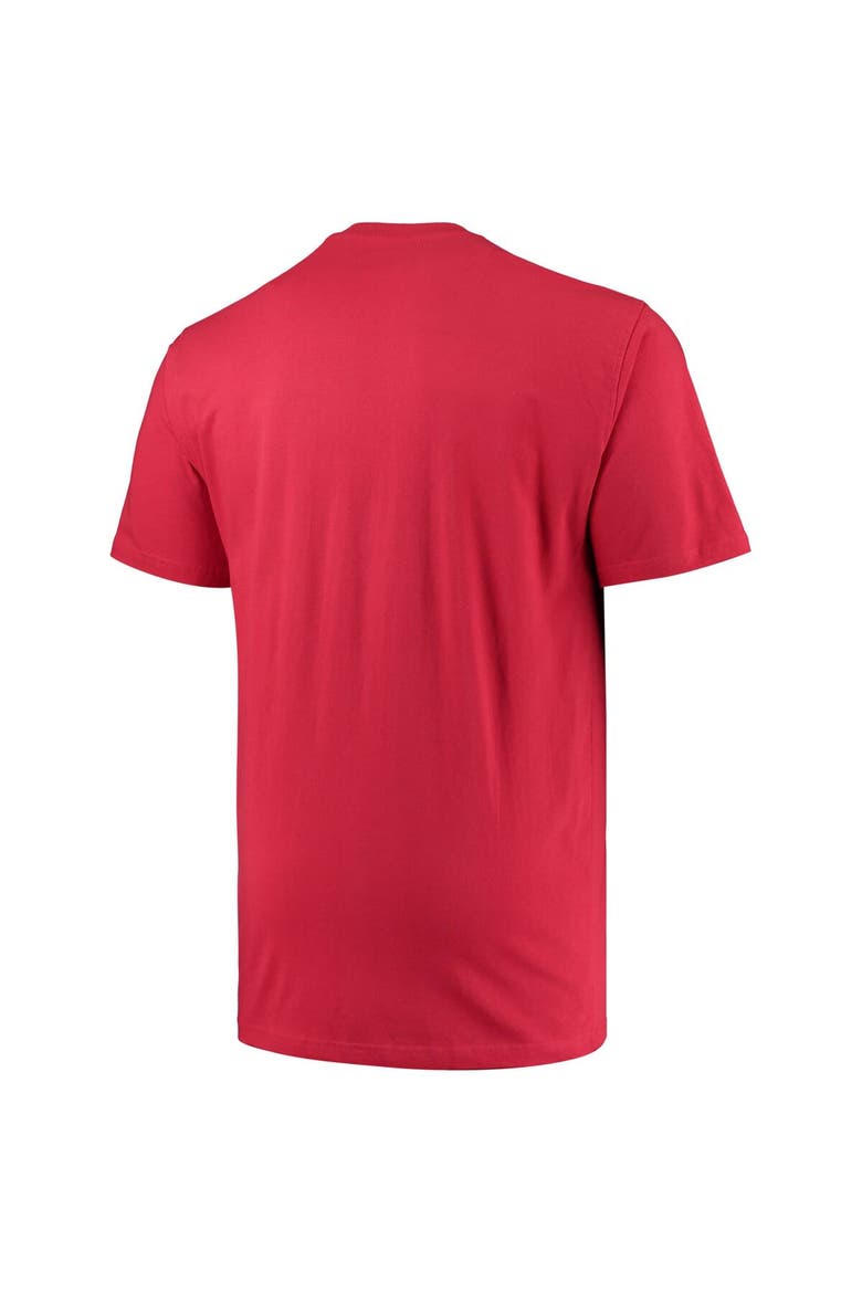 Men's Champion Cardinal Arkansas Razorbacks Big & Tall Arch Team Logo T-Shirt, Alternate, color, Cardinal