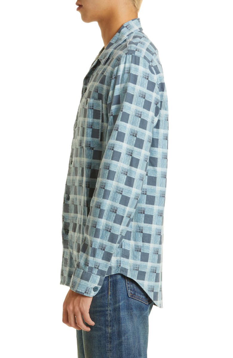 Double RL Universal Plaid Cotton Work Shirt, Alternate, color, 