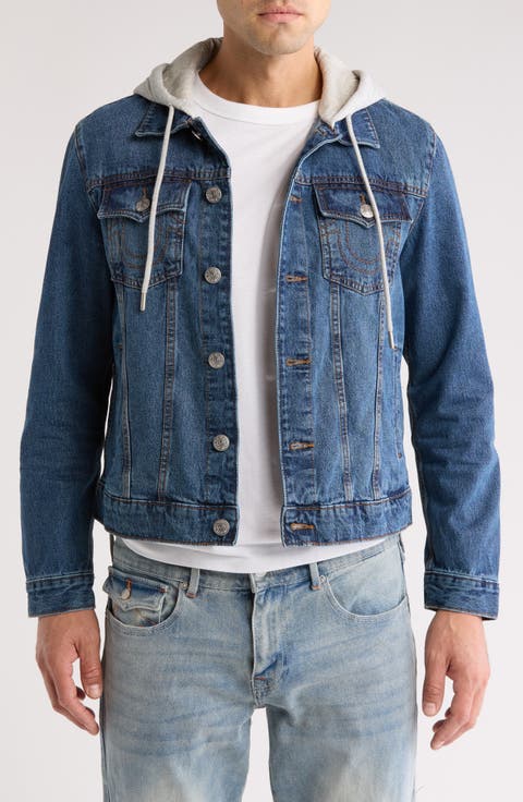 Denim Trucker Hoodie