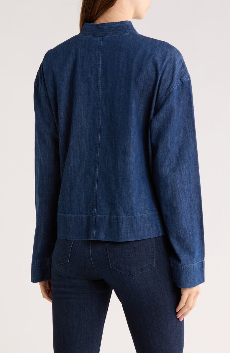 Melrose and Market Casual Denim Jacket, Alternate, color, 